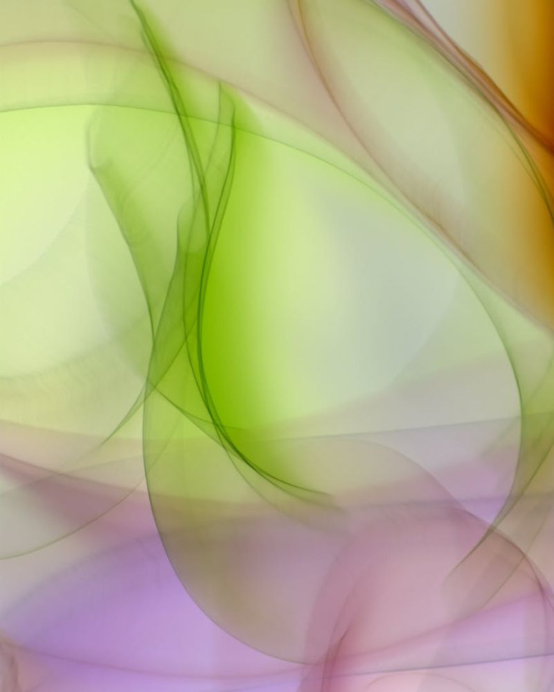 Abstract representation of fluid motion and active healthy lifestyle